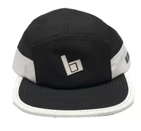 Boné Aba Reta Blinca Logo - Preto/Branco