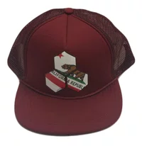 Boné Aba Reta Channel Islands Hex - Vinho