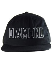 Boné Aba Reta Diamond Outline SnapBack - Preto