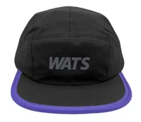 Boné Aba Reta Five Panel Holografico - Preto