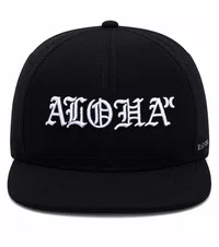 Boné Aba Reta Hurley Flat Aloha Imp - Preto