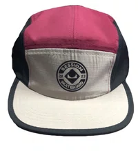 Boné Aba Reta Session Five Panel - Khaki/Bordo