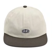 Boné Aba Reta Vans Hex Logo Jockey - Bege/Marrom