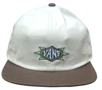 Bóne Aba Reta Vans Jocke Egret - Bege/Marrom