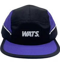 Boné Aba Reta Wats Five Panel Colors - Preto/Roxo