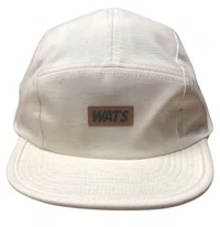 Boné Aba Reta Wats Five Panel Linho - Off White