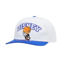 Boné High 6 Panel Basketball - Branco/Azul