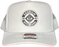 Boné Session Classico Trucker Skateboard 2025 - Branco