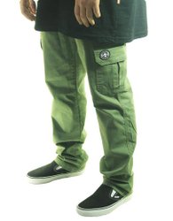 Calça Cargo Masculina Session - Verde Militar