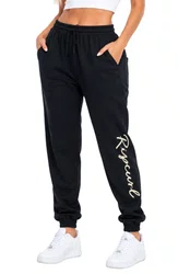 Calça de Moletom Feminina Rip Curl Script Pant - Preto