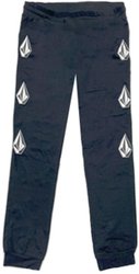 Calça de Moletom Feminina Volcom Deadly Stone - Preto/Branco