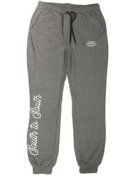 Calça De Moletom Masculina South To South Basic  - Cinza Mesclado