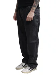 Calça Jeans Masculina Wats Zat Reta Bomb - Preto Estonado