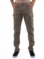 Calça Masculina Blinca Sarja Basic - Caqui