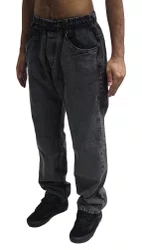 Calça Masculina Jeans Hocks Jogger Bag B - Preto Estonado