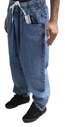Calça Masculina Jeans South Shore Baloon Bordada - Jeans