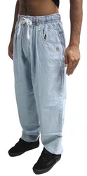 Calça Masculina Jeans South Shore Baloon Bordada - Jeans Claro