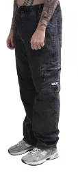 Calça Masculina Jeans Wats Pocket - Preto Estonado