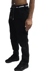 Calça Masculina Sarja Hocks Crook - Preto
