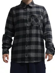 Camisa De Botão Masculina Freesurf Buffalo - Preto/Cinza