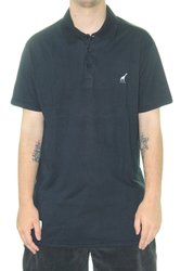 Camisa Masculina Polo LRG 47 Manga Curta Estampada - Preto