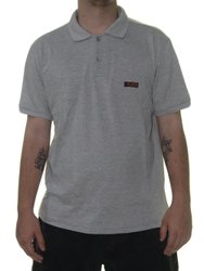 Camisa Polo Masculina Blinca Etc Manga Curta Estampada - Cinza Mesclado