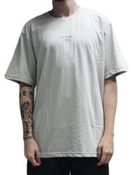 Camiseta Big Masculina Rip Curl Fade Out New Year Manga Curta Estampada - Verde
