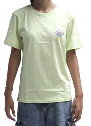 Camiseta Feminina Hurley Silk Sun Manga Curta Estampada - Verde