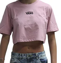Camiseta Feminina Vans Dawn Flying Manga Curta Estampada - Rosa