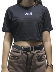 Camiseta Feminina Vans Flying V Crew - Preto