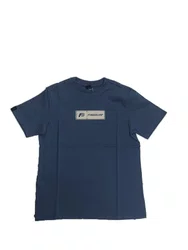 Camiseta Infantil Freesurf Block Manga Curta Estampada - Azul