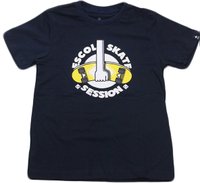 Camiseta Infantil Session Escolinha de SKT Manga Curta Estampada - Marinho