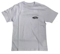 Camiseta Infantil Vans Double Standard Manga Curta Estampada - Branco