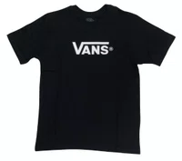 Camiseta Infantil Vans New Classic Manga Curta Estampada - Preto