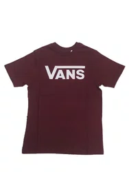 Camiseta Juvenil Vans Classic Boys - Vinho