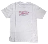 Camiseta Juvenil Vans Cloud Rush Manga Curta Estampada = Branco