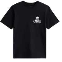 Camiseta Juvenil Vans Framework SS Manga Curta Estampada - Preto