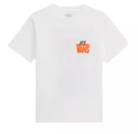Camiseta Juvenil Vans Lil Reggie Mischeif SS Manga Curta Estampada - Branco