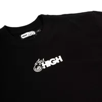 Camiseta Maculina High Freddy Flames - Preto 