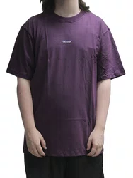 Camiseta Maculina Plano C Basic Manga Curta Estampada - Bordo