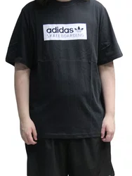 Camiseta Masculina Adidas SKT Logo Manga Curta Estampada - Preto