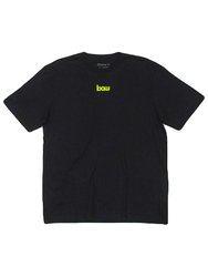 Camiseta Masculina Baw Regular Selfie Manga Curta Estampada - Preto