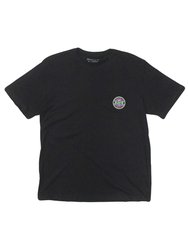 Camiseta Masculina Baw Regular Wax Manga Curta Estampada - Preto