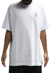 Camiseta Masculina Big Santa Cruz Simplified Manga Curta Estampada - Branco