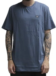Camiseta Masculina Billabong Icon Patch Manga Curta Estampada - Azul