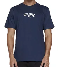 Camiseta Masculina Billabong Mid Arch Manga Curta Estampada - Marinho