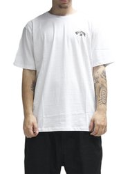 Camiseta Masculina Billabong Small Arch Manga Curta Estampada - Branco
