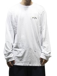 Camiseta Masculina Billabong Small Arch Manga Longa Estampada - Branco