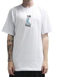 Camiseta Masculina Blinca Brooklyn Manga Curta Estampada - Branco