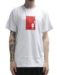 Camiseta Masculina Blinca Calles Manga Curta Estampada - Branco